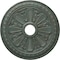 Ekena Millwork Bristol Ceiling Medallion (Canopies up to 3 7/8"), 23 1/2"OD x 3 7/8"ID x 1"P, Cloud Burst Crackle CM23BICBC - alternate 1